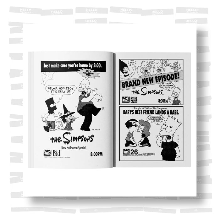 A Compendium of Print Advertising from The Simpsons