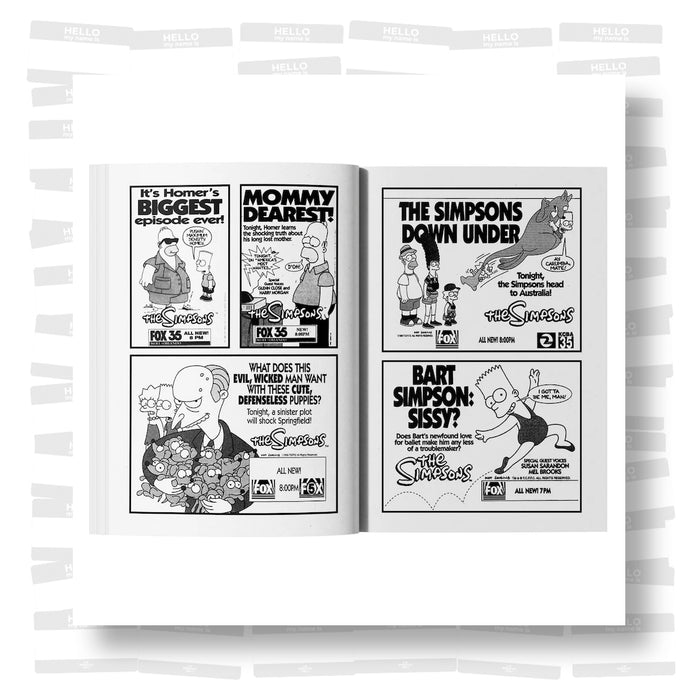 A Compendium of Print Advertising from The Simpsons