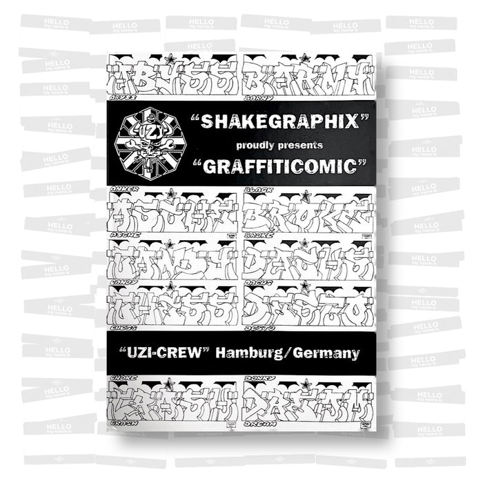 Shakegraphix - Graffiti Comic #1