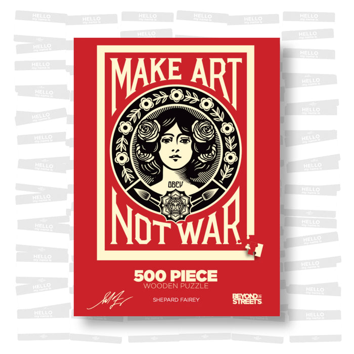 Shepard Fairey - "Make Art Not War" Puzzle Series 1 (PRE-ORDER)