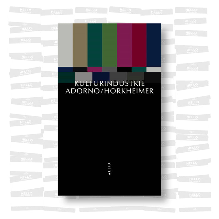 Adorno Horkheimer - Kulturindustrie