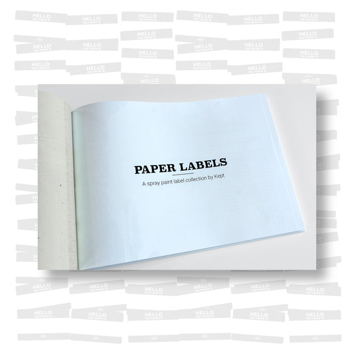 Kept - Paper Labels