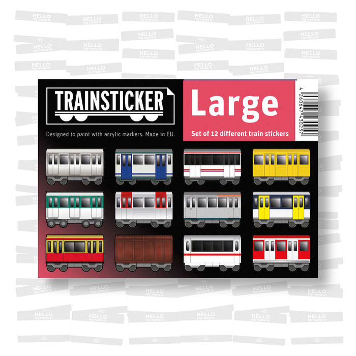 Underpressure Trainsticker Set (12 pcs)