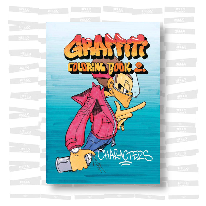 Graffiti Coloring Book 2 Characters