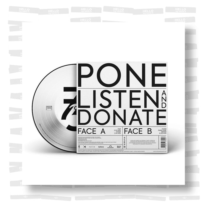Pone - Listen and Donate EP (Artwork by JR)