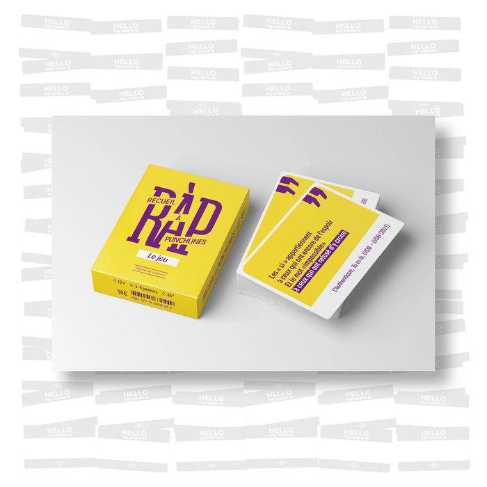 RAP : Recueil à Punchlines Playing Cards