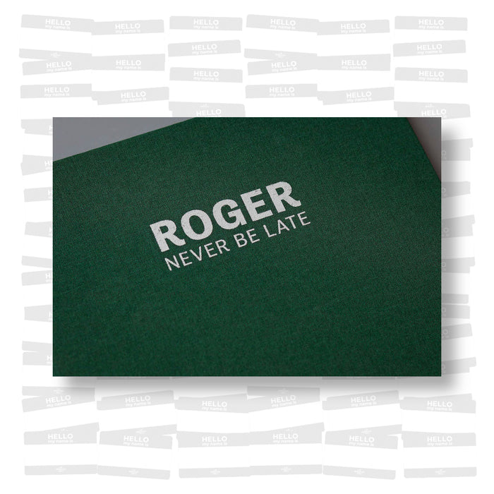 Roger - Never Be Late